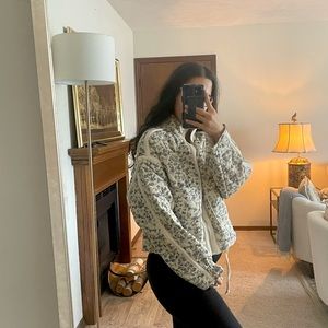 Bomber - floral quilted mini